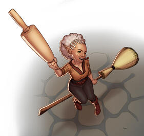 DnD character Bertha